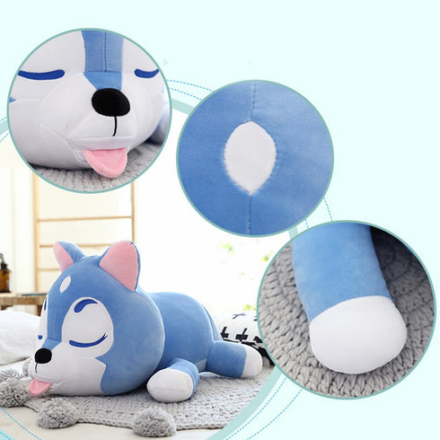 Peluche Loup Bleu